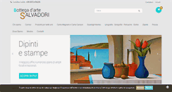 Desktop Screenshot of bottegadartesalvadori.it