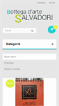 Mobile Screenshot of bottegadartesalvadori.it